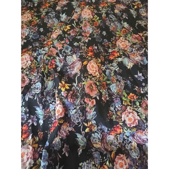 Modcloth Plus Swing Skirt 3X Nicolette Mason Romantic Floral Cottagecore Chic - Picture 2 of 8